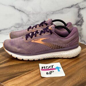 Brooks Glycerin 18 Womens Purple Comfort Cushion Running Shoes sz 12 NO INSOLES